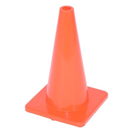 Vestil Standard Duty Traffic Cone, PVC, 17.75 in Height, 10.75 Length, 3, Orange TC-18-SD